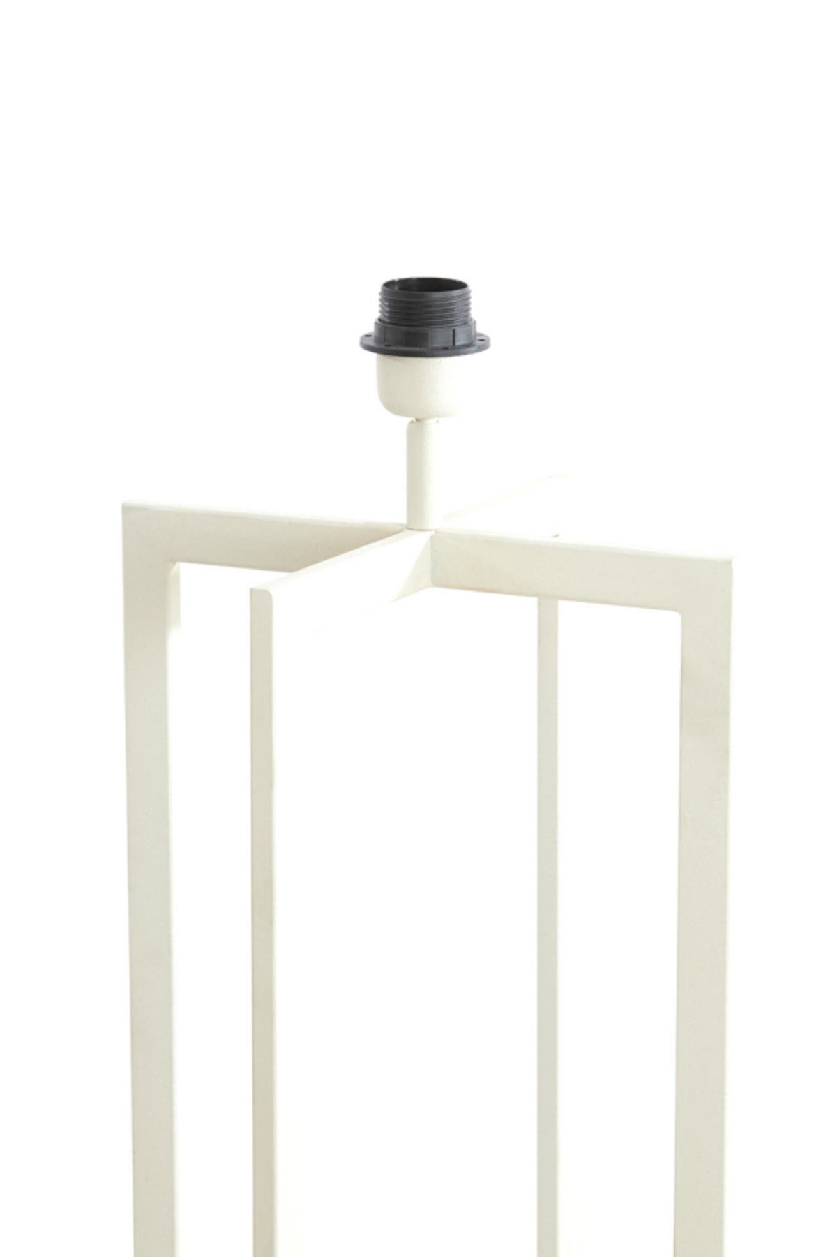 STEHLEUCHTE Mace Weiß 30/30/140 cm - Weiß, Metall (30/30/140cm) - Light & Living