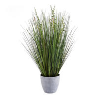 KUNSTPFLANZE Künstliches Gras – Isambard 60 cm - Grün, Kunststoff (60cm) - aplanta
