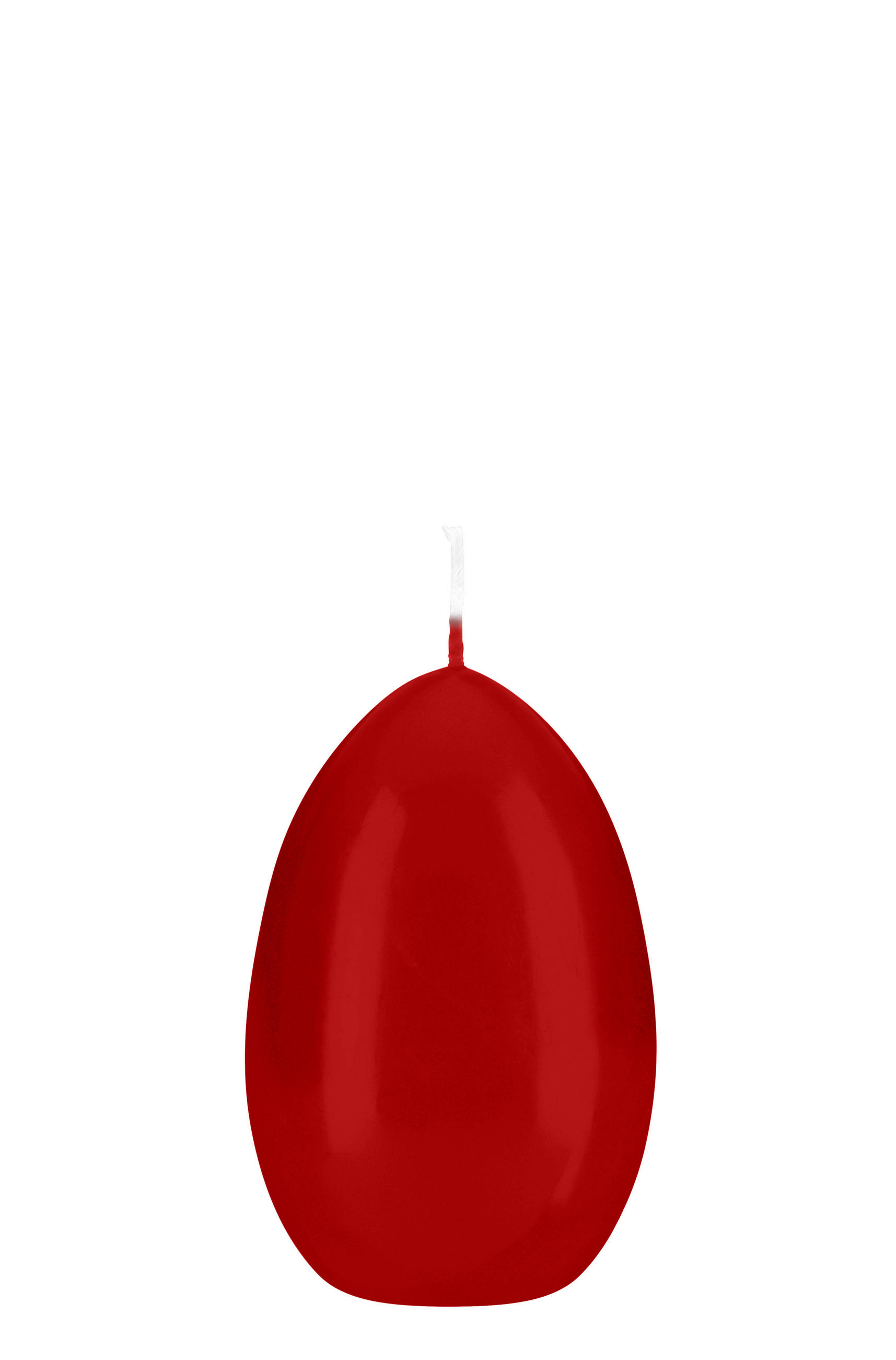 EIKERZEN Klarlack Erdbeere 90 x Ø 60 mm, 6 Stück - Dunkelrot, Paraffin (6/9/9cm) - Kopschitz Kerzen