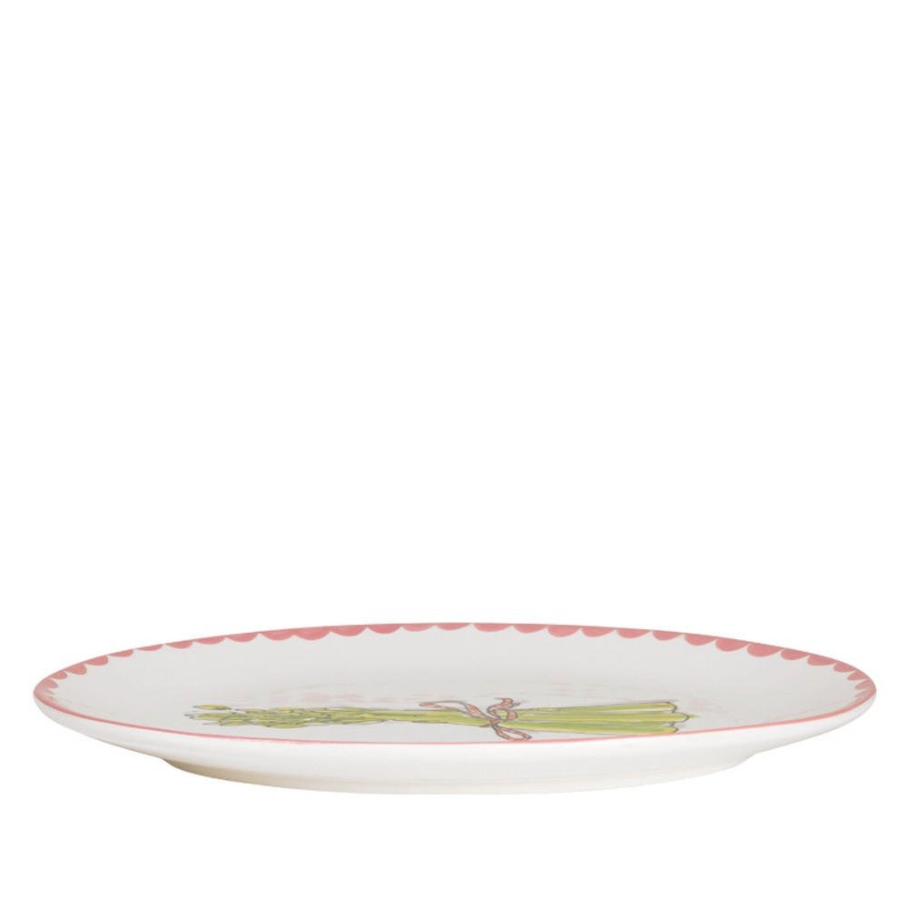 TELLER Asperges in Bunt - 27cm - Multicolor, Keramik (27/19.4/2.1cm) - Blond Amsterdam