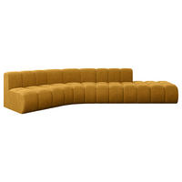 ECKSOFA modulares Sofa Brilo-L1 - 380x174x70 cm Senfgelb - Currygelb, Holzwerkstoff/Textil (380/174cm) - ALTDECOR