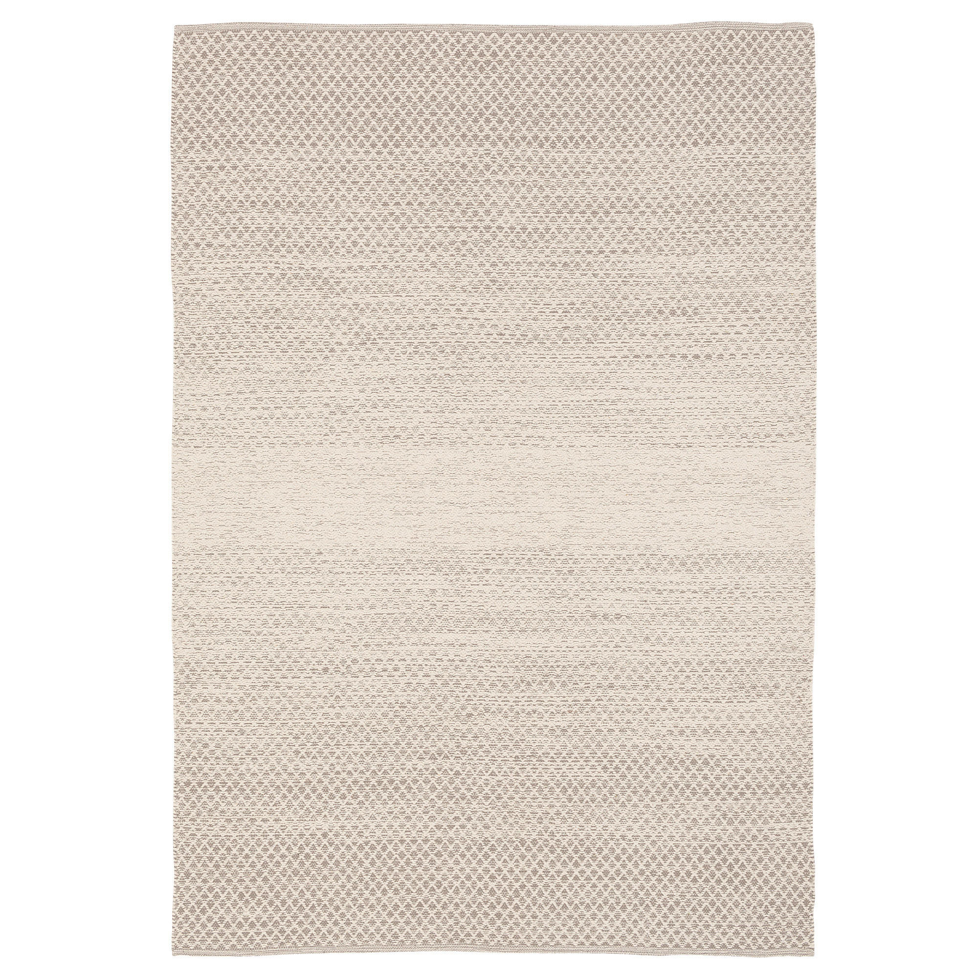 FLECKERLTEPPICH BAUMWOLLE NATUR KELIM SANDY MELIERT - Grau, Textil (90/160cm) - Pergamon