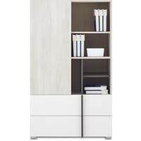 BÜCHERREGAL BERGAMO 80 / 195 / 40 cm Eichefarben - Eichefarben, Holzwerkstoff (80/195/40cm) - MASSENO