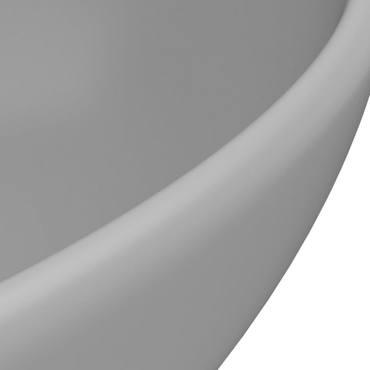 WASCHBECKEN Lange 40/33/13.5 cm - Grau, Keramik (40/13.5/33cm) - Nettlife