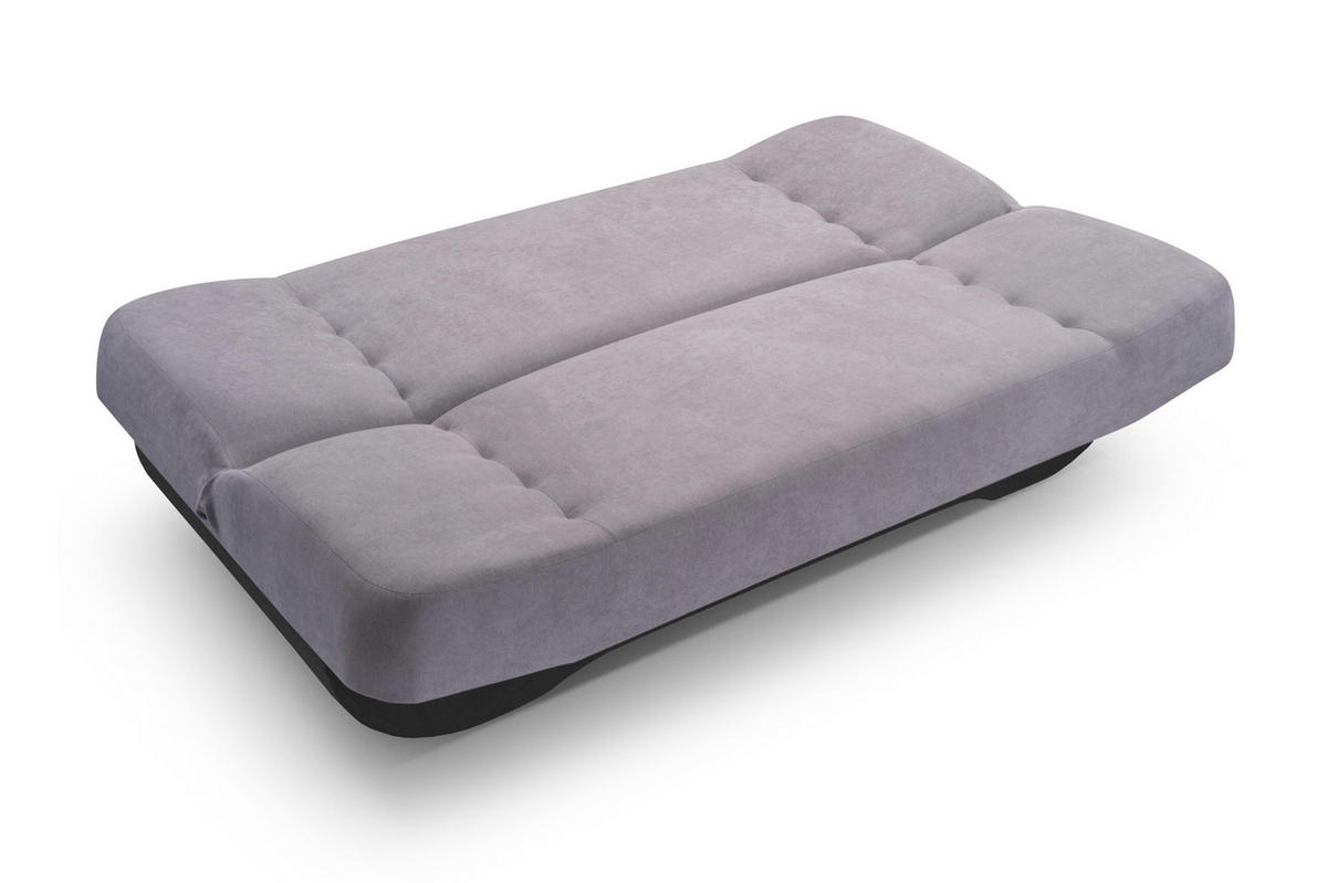 SCHLAFSOFA -PAFOS (Grau + Anthrazit) - Greige, Holz (192/90/87cm) - Möblo