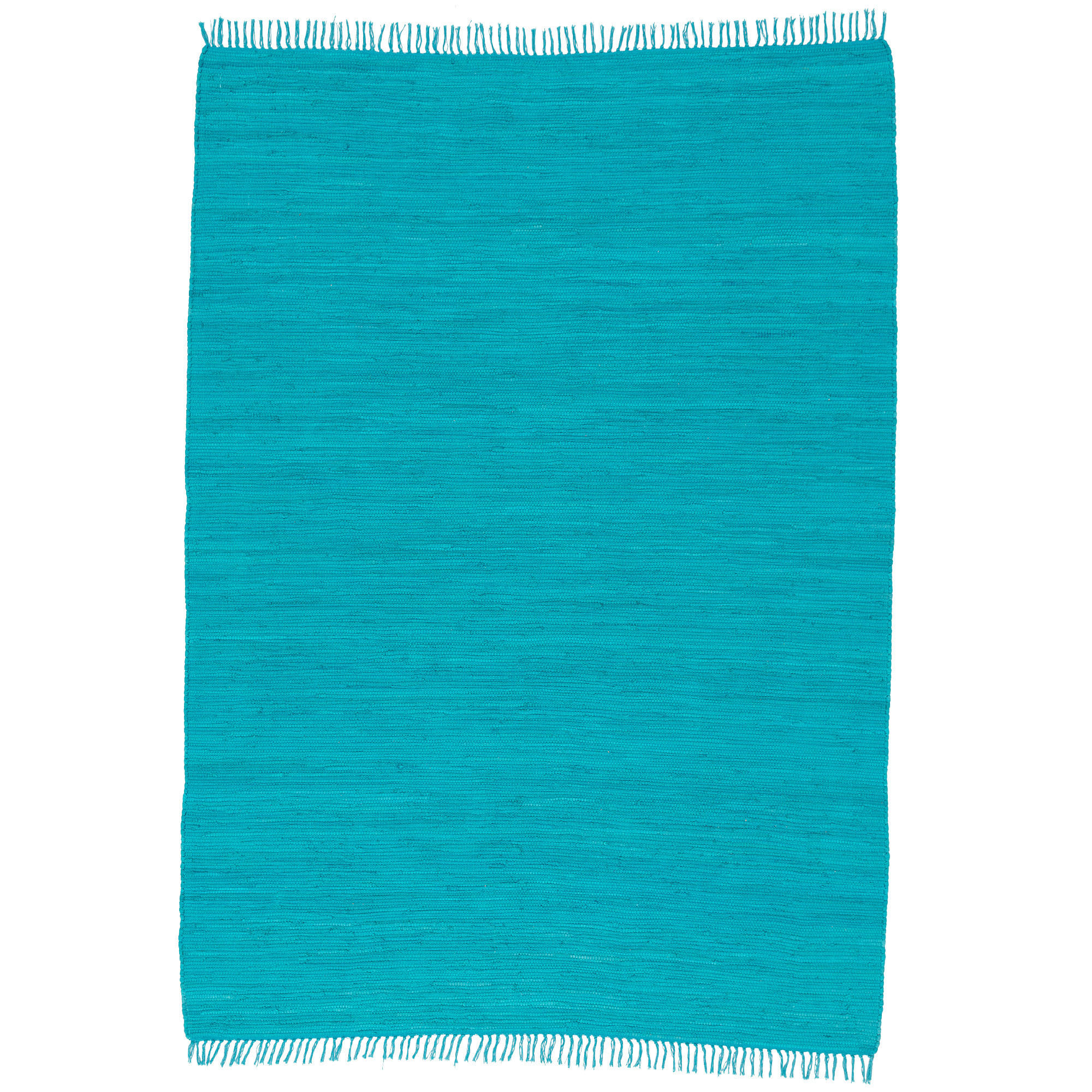 BAUMWOLLE NATUR TEPPICH JOLLY COTTON - Türkis, Textil (90/160cm) - Pergamon