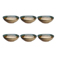 SCHALEN Insel Ø20cm - 6er-Set - Land & Meer - Braun, Keramik - Björn