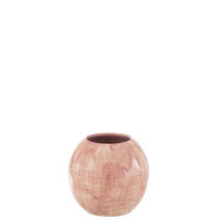 BLUMENTOPF HANDGEMALT - Töpferei - Rosa - M - Ø 24 cm - Pink, Keramik (24/21cm) - J-Line