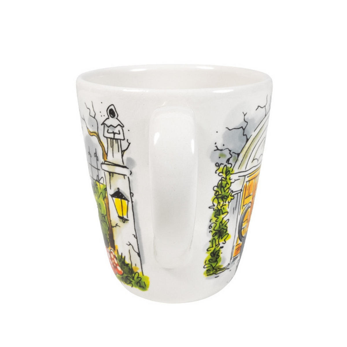 BECHER Danse Macabre in Bunt - 350 ml - Multicolor, Keramik (0.35L) - Blond Amsterdam