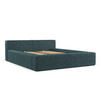 POLSTERBETT Casto mit Stauraum 160/200 cm Grün im Blur Stoff - Schwarz/Naturfarben, Holz/Holzwerkstoff (160/200cm) - AltaBeds