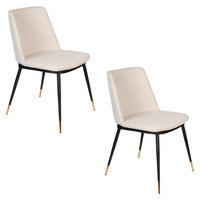 ESSZIMMERSTUHL Lionel Beige - 2 er Set - Beige, Textil (49.6/80/63cm) - Housecraft Living