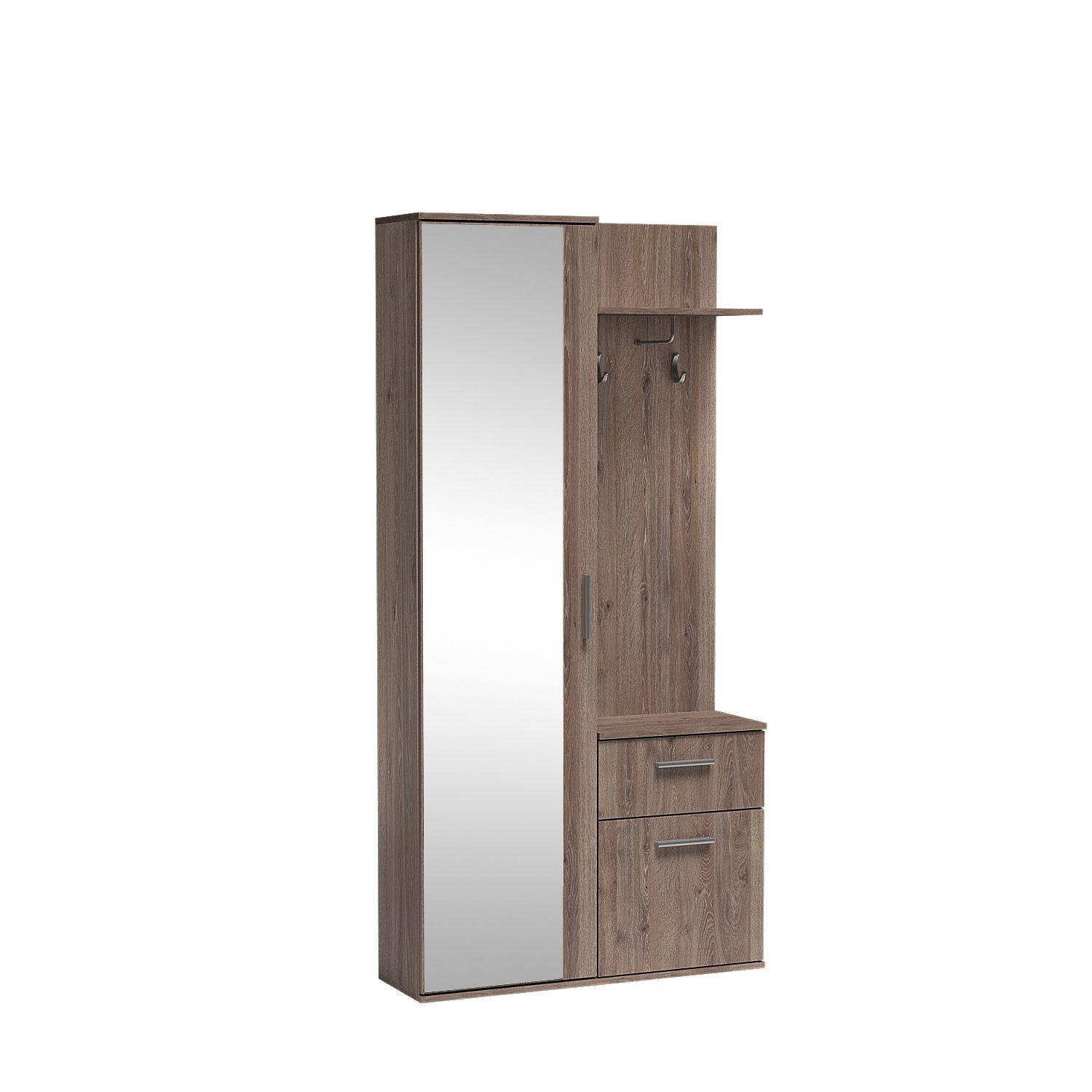 Masseno Garderobenschrank Braun 97x195x30 cm