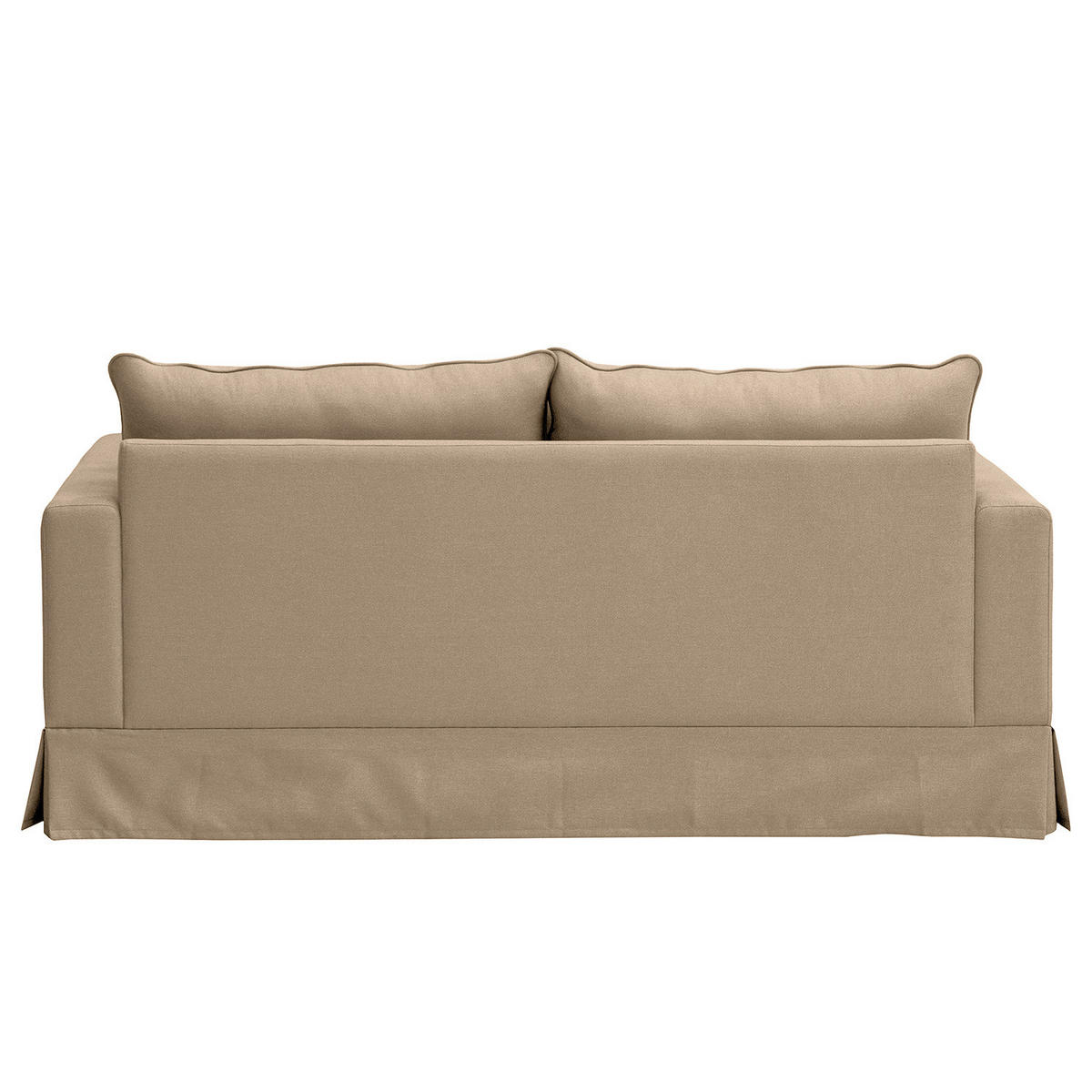 2,5-SITZER SOFA mit Husse - Webstoff - Hellbraun, Textil (180/82/104cm) - home24