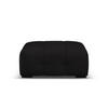 POUF Kendal aus Samt schwarz - Schwarz, Textil (104/45/72cm) - Micadoni