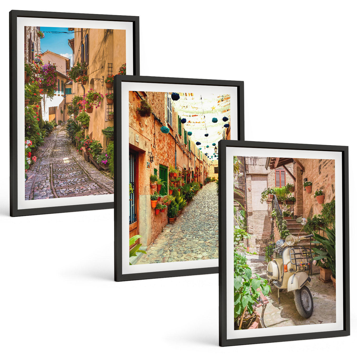 Tulup Bilder Schwarz 40x60 cm