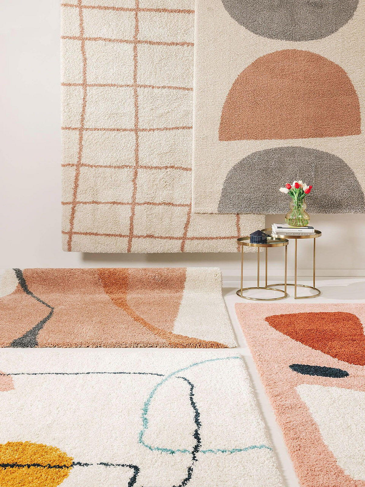 HOCHFLORTEPPICH Louise Multicolor 200x290 cm - Multicolor, Textil (200/290cm) - benuta Pop