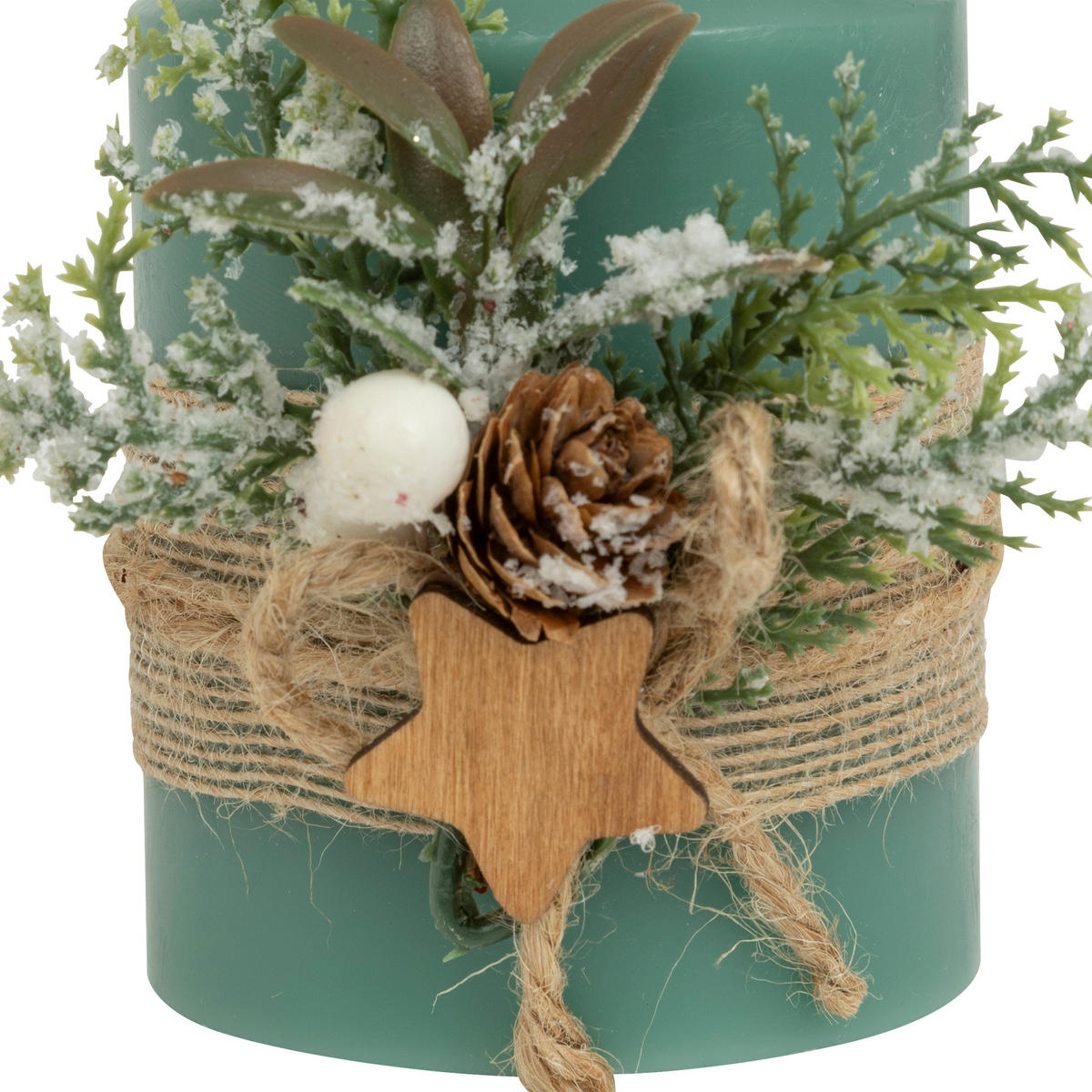 LED-PARAFFINKERZE Dekorativ 10 cm - Blau, Paraffin (7.5/12.5/7.5cm) - Atmosphera Createur d´interieur