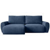 ECKSCHLAFSOFA Poss L dunkelblau links - Dunkelblau, Textil (253/153cm) - Beautysofa
