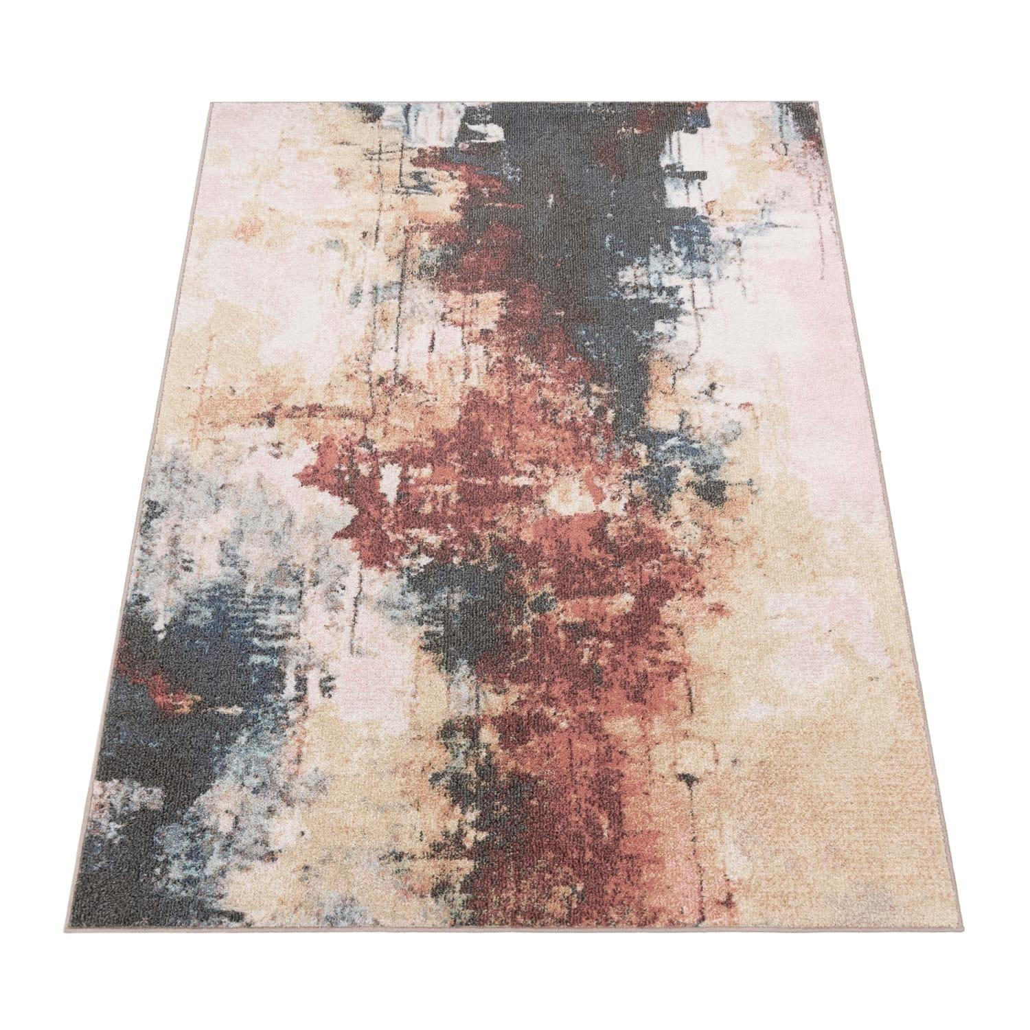 KURZFLORTEPPICH 120/160 RYAN 934 - Multicolor, Kunststoff (120/160cm) - Paco Home