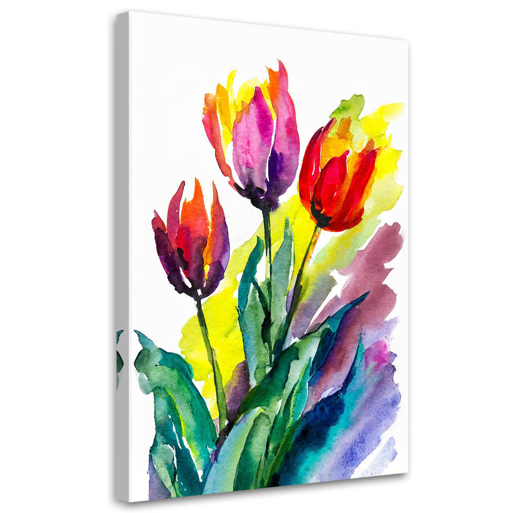 Feeby Leinwandbild Mehrfarbig 70x100 cm