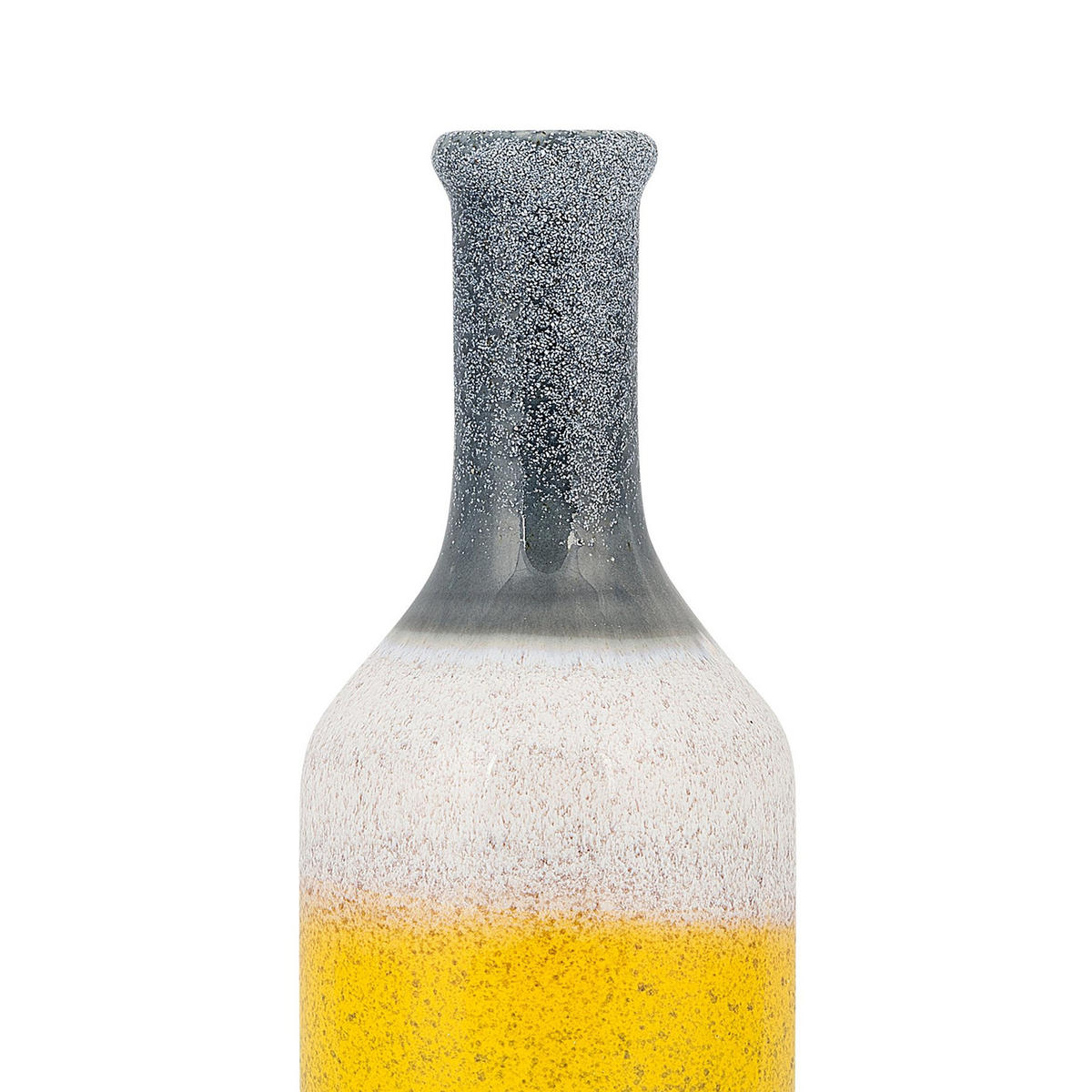 DEKOVASE Steinzeug bunt Larnaca - Multicolor, Stein (36cm) - Beliani
