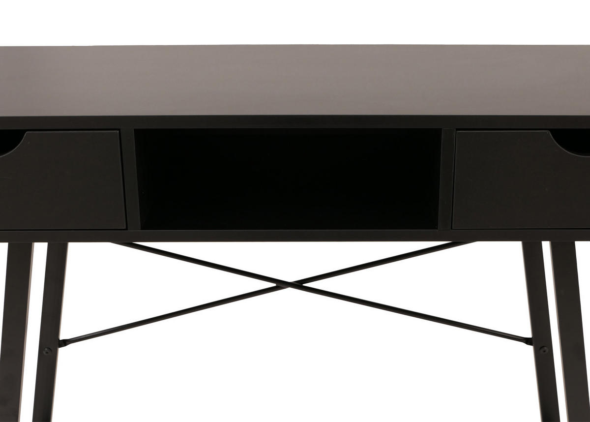 KONSOLENTISCH Schwarz - Schwarz, Holz (40/100/80cm) - MCW