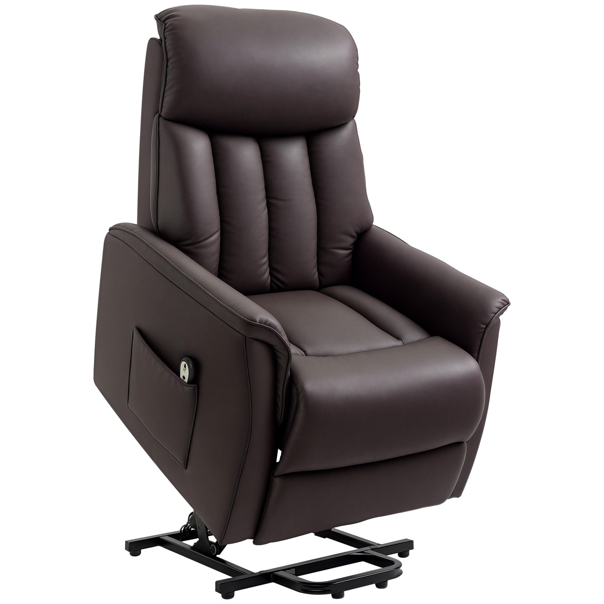 RELAXSESSEL DE-06326 elektrisch mit Aufstehhilfe, 145° neigbar Braun - Braun, Metall (94/104/80cm) - ComfortXL