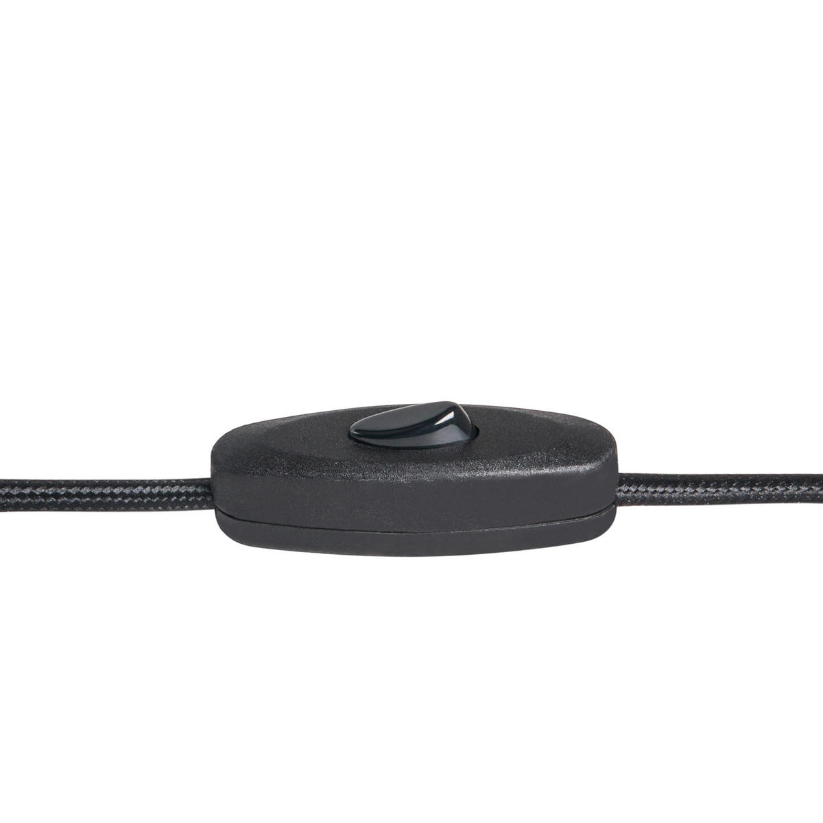 TISCHLAMPE Metall Schwarz Sibun - Schwarz/Weiß, Metall (24/24/55cm) - Beliani