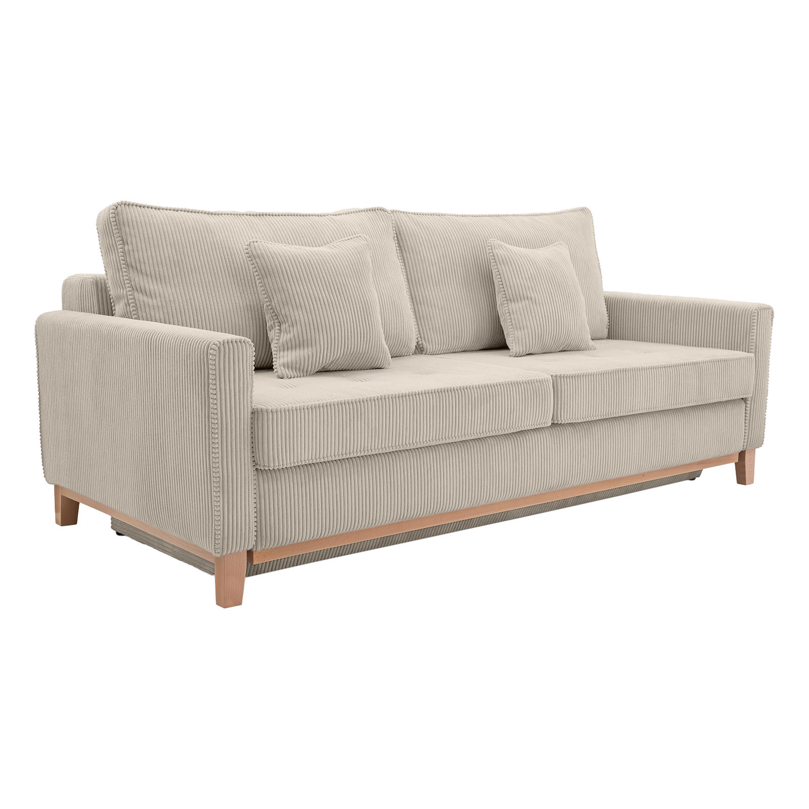 Fedve SOFA AVERIS s funkcí spaní, béžová