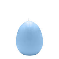 EIKERZEN Blue Bell Hellblau 90 x Ø 60 mm, 6 Stück - Hellblau, Paraffin (6/9/9cm) - Kopschitz Kerzen