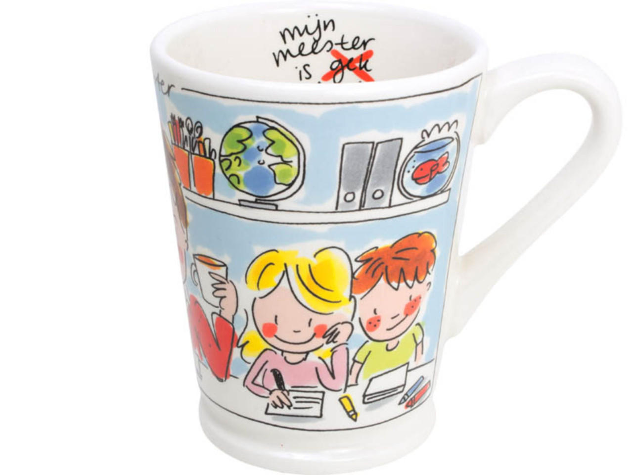 BECHER Lehrer in Bunt - 500 ml - Multicolor, Keramik (0.5L) - Blond Amsterdam