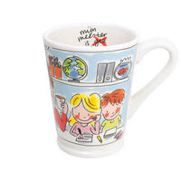 BECHER Lehrer in Bunt - 500 ml - Multicolor, Keramik (0.5L) - Blond Amsterdam