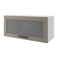 KLAPPHÄNGESCHRANK Kvantum W4BS/80 Beige Matt / Weiß Matt 80 / 32,5 / 36cm - Beige/Weiß, Holz/Holzwerkstoff (80/36/32.5cm) - Feldmann-Wohnen
