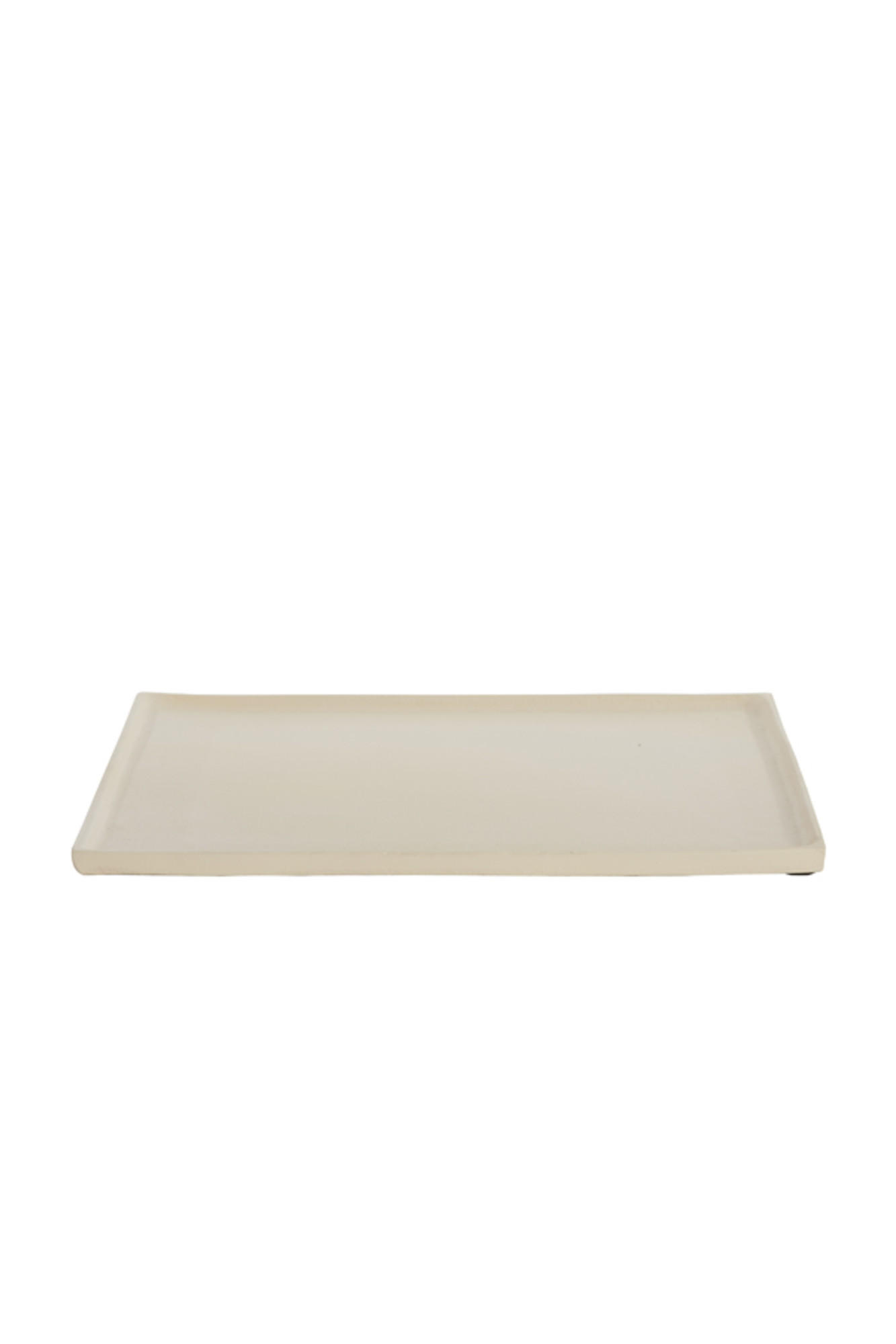 SCHALE Maes Weiß 39,5/39,5/1,5 cm - Weiß, Metall (1.5cm) - Light & Living