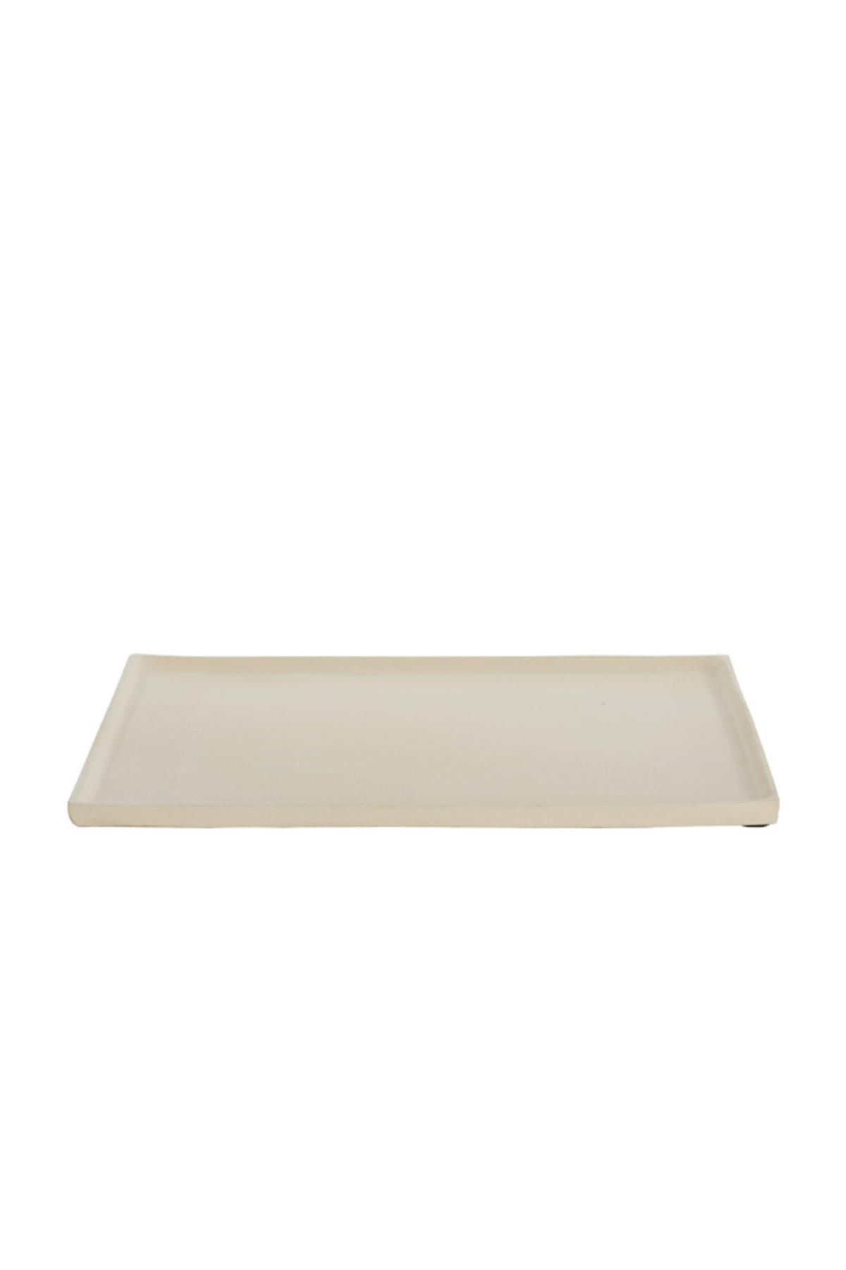 SCHALE Maes Weiß 39,5/39,5/1,5 cm - Weiß, Metall (1.5cm) - Light & Living