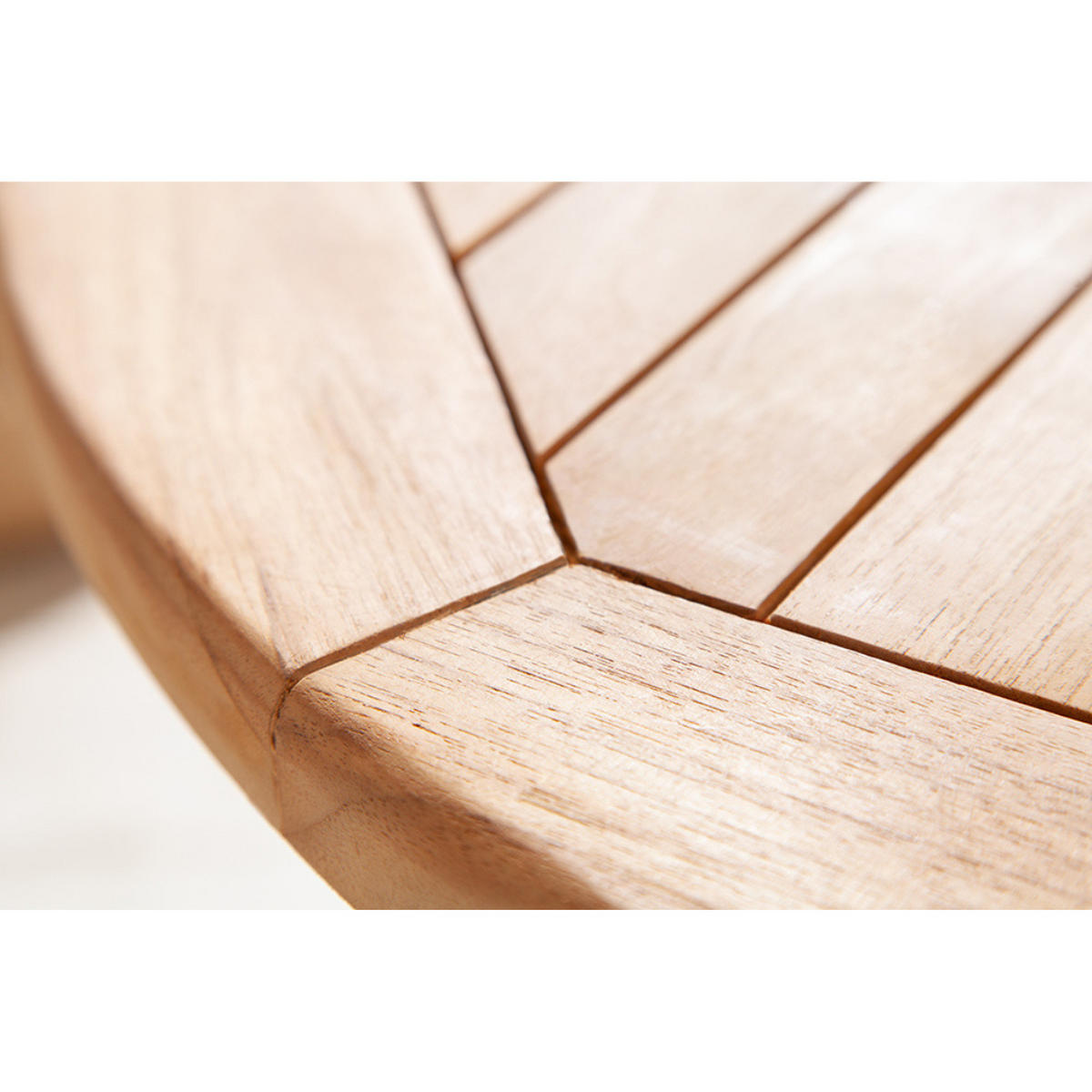 GARTENTISCH EMPIRE TEAK Teakholz rund Natur 90 cm - Braun, Holz (90/90/75cm) - riess-ambiente