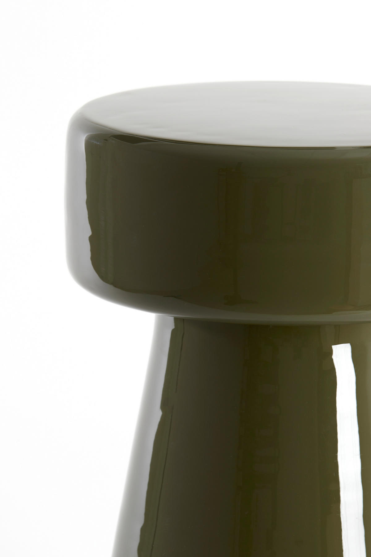 BEISTELLTISCH Dakwa Grün Ø29/47 cm - Grün, Metall (29/29/47cm) - Light & Living