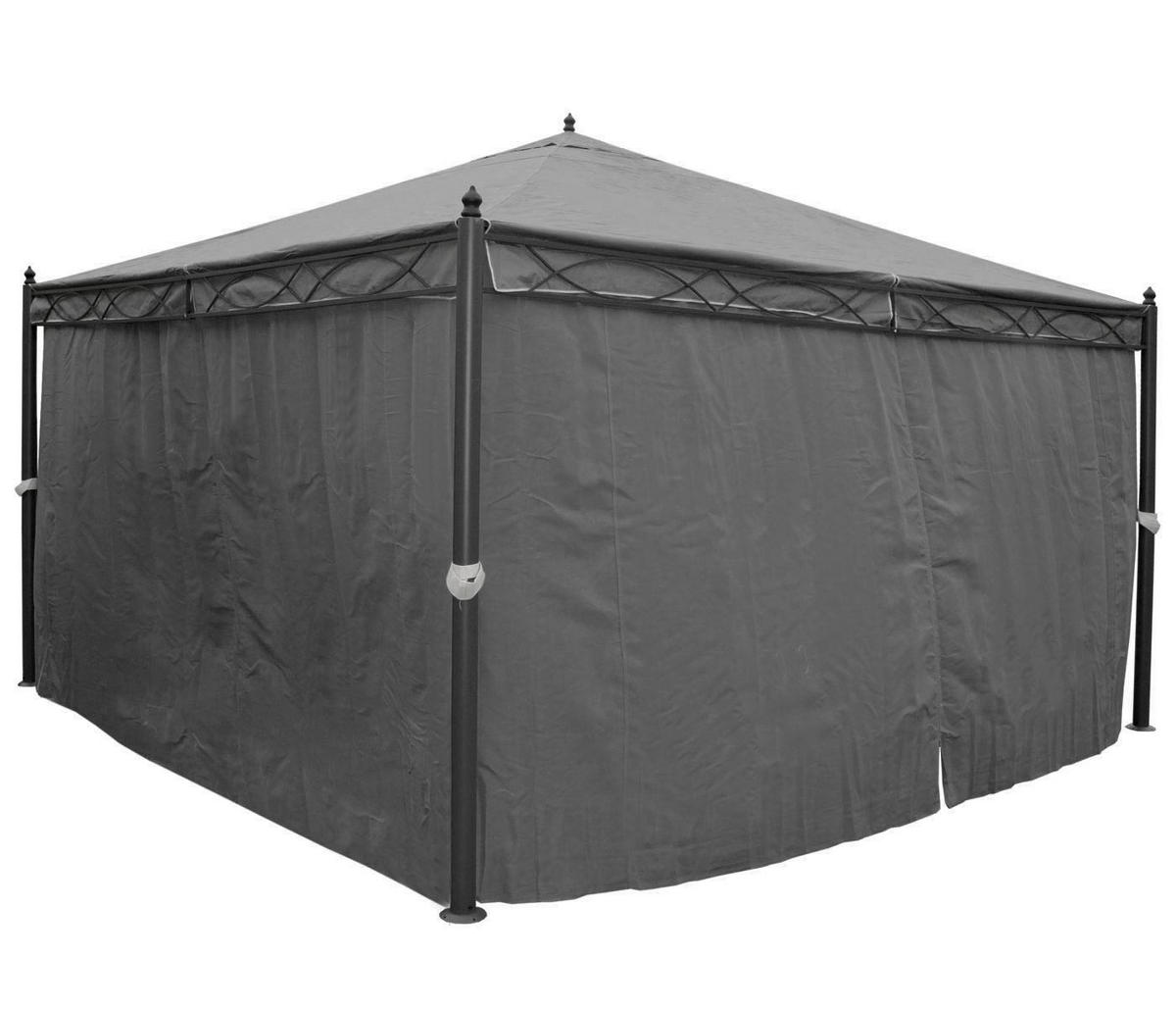 PERGOLA CALPE I Grau - Grau, Metall (400/290/400cm) - MCW