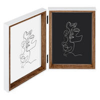 BILDERRAHMEN Silhouette Holzrahmen, 2X13x18 cm, Natur - Naturfarben, Holzwerkstoff (28.9/19.2cm) - walther design