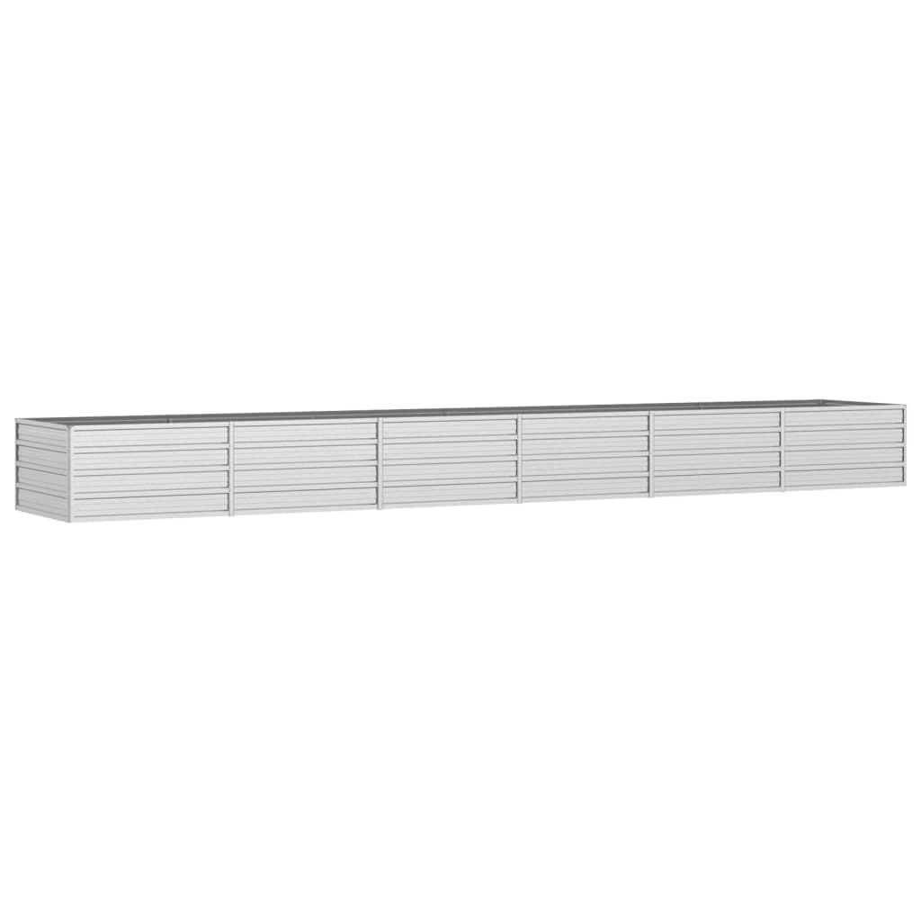 Deluke Hochbeet Silber 480x45x80 cm