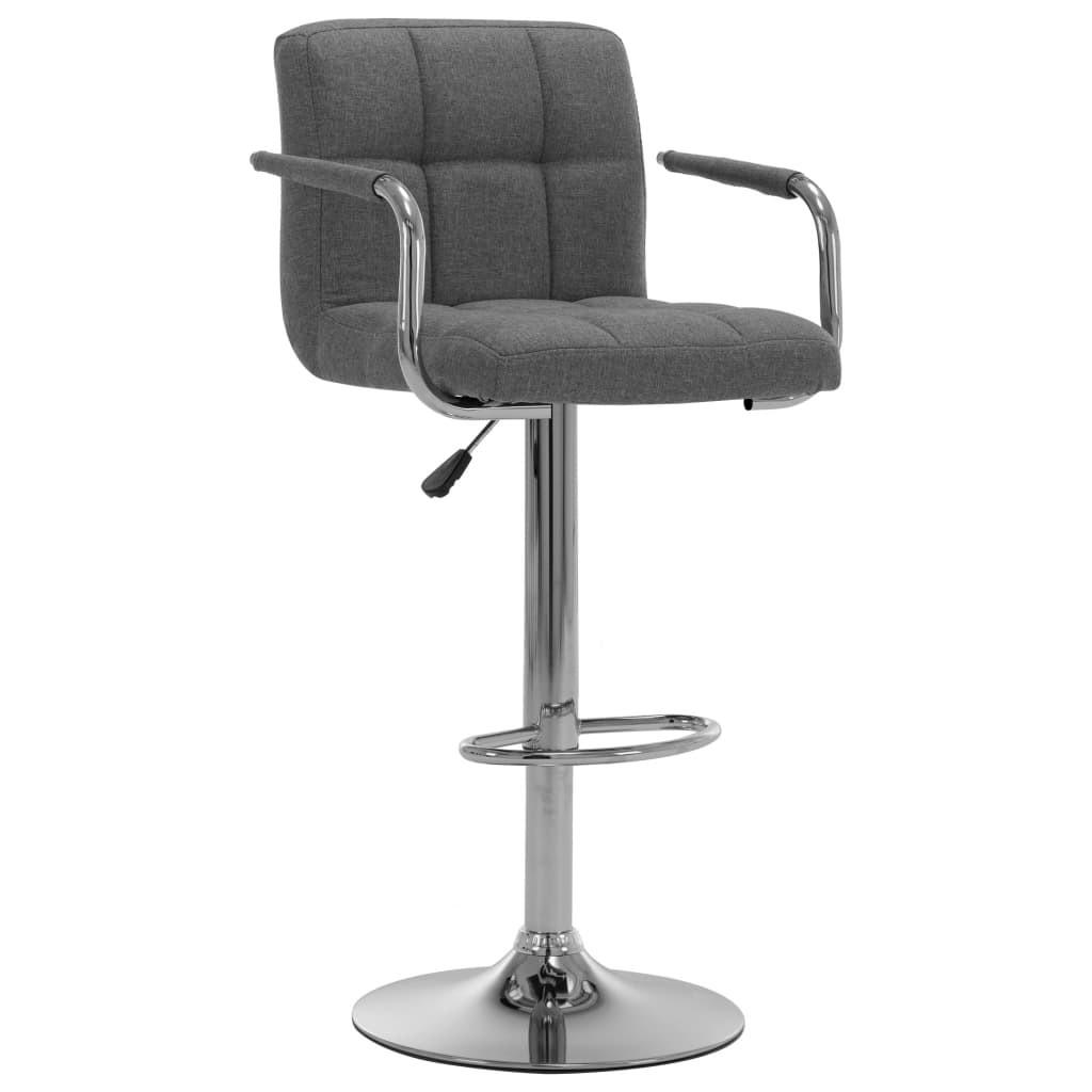 vidaXL Barhocker Hellgrau 52x112x53 cm