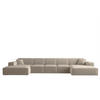 WOHNLANDSCHAFT Celes Premium Xl Opera - Beige, Holzwerkstoff/Textil (462/73/165cm) - Fun Möbel