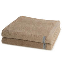 DUSCHTUCH Sinfonie 2er-Set - Braun, Textil (50/100cm) - Ross