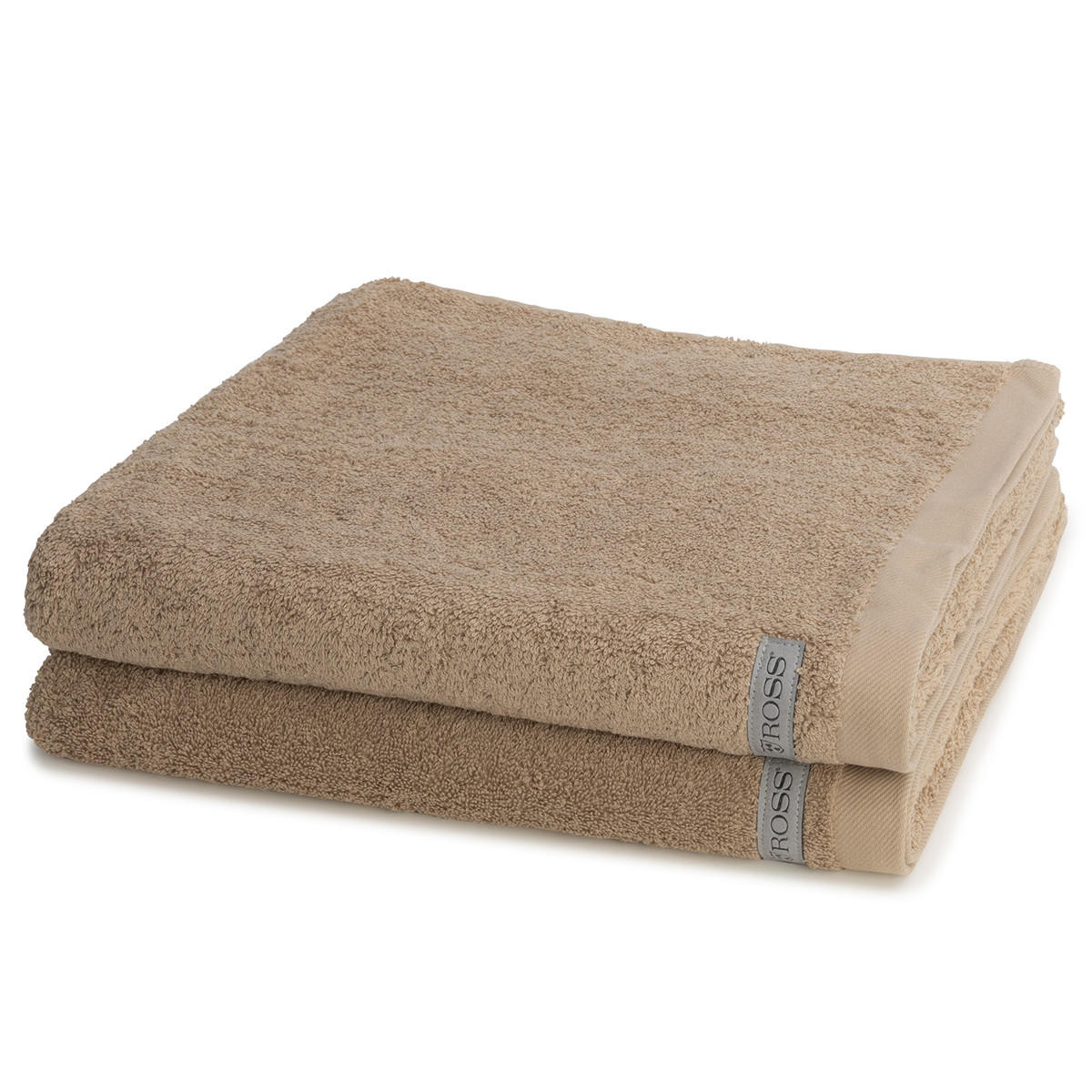 DUSCHTUCH Sinfonie 2er-Set - Braun, Textil (50/100cm) - Ross