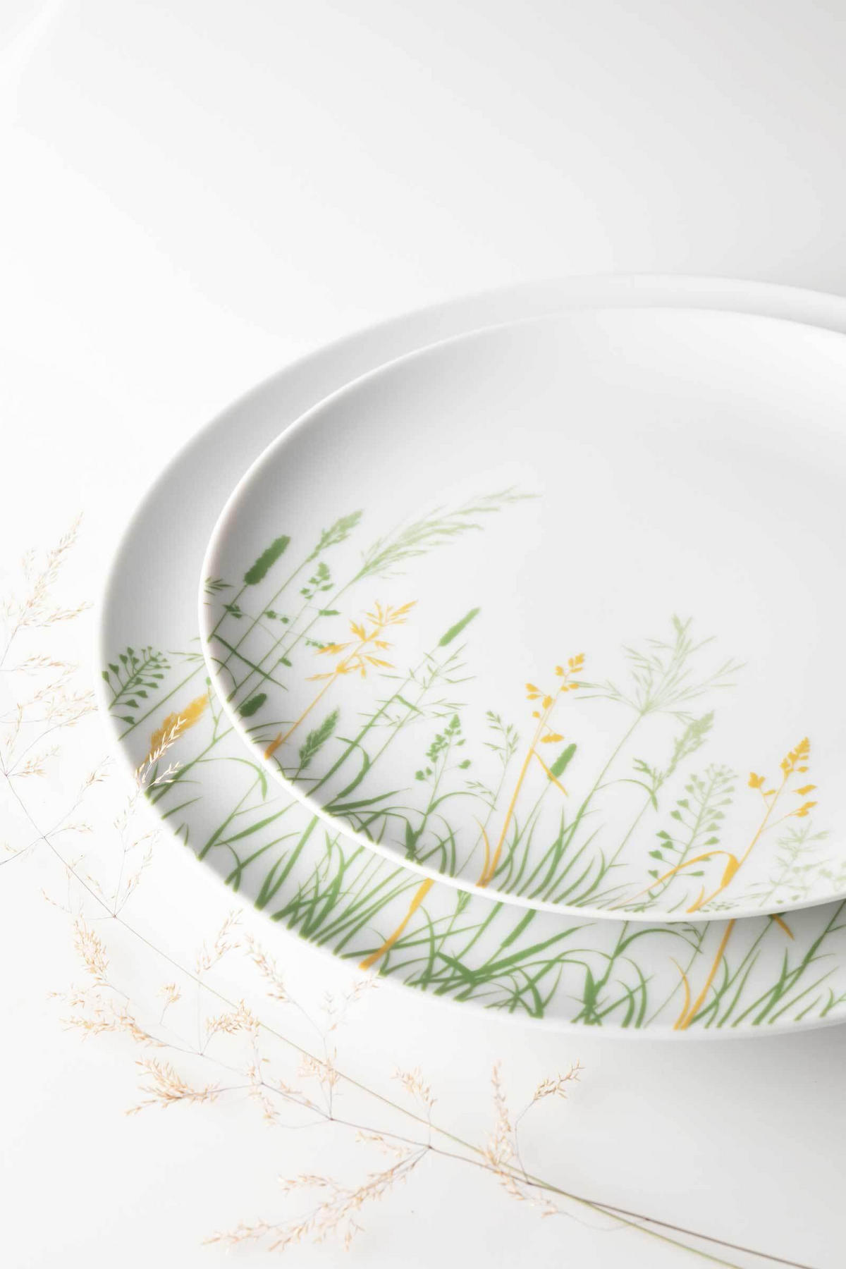 KOMBISERVICE Liberty Meadow Grasses grün 30er Set - Grün, Keramik (1/1/1cm) - Seltmann Weiden