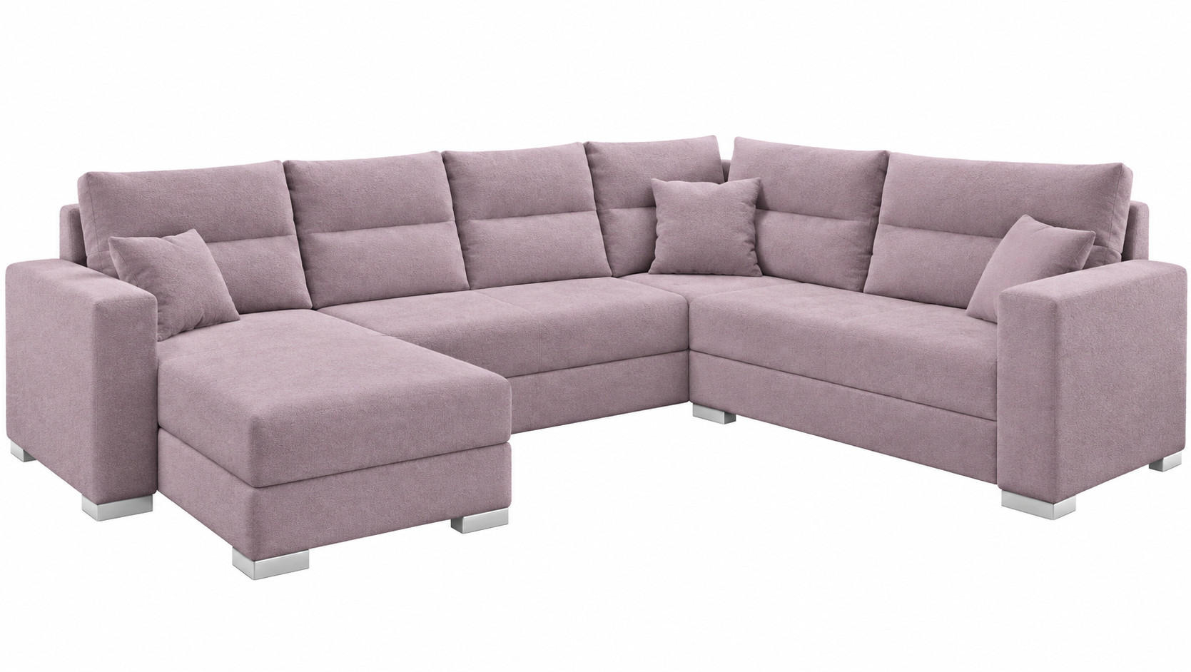 Wohnideebilder Wohnlandschaft Rosa 314x90x217 cm