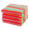 HANDTUCH Lifestyle 4er-Set - Rot/Multicolor, Textil (50/100cm) - Cawoe
