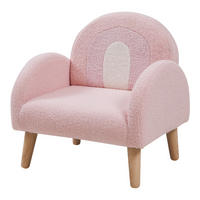 KINDERSESSEL Sorreindi - Rosa, Holz/Holzwerkstoff (50/50/45cm) - [en.casa]