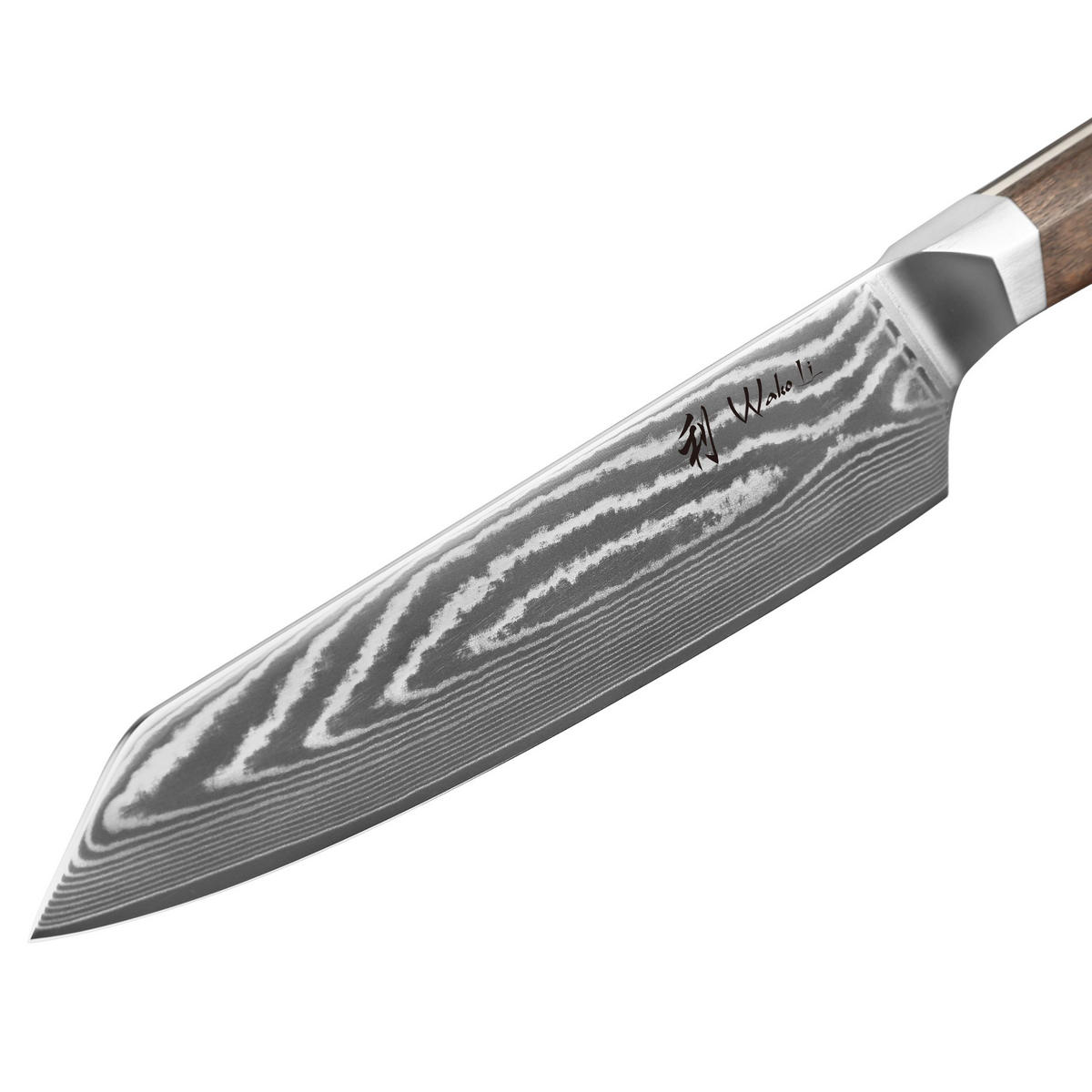 KIRITSUKEMESSER 20 cm - Nussbaumfarben, Holz/Metall (34cm) - Wakoli