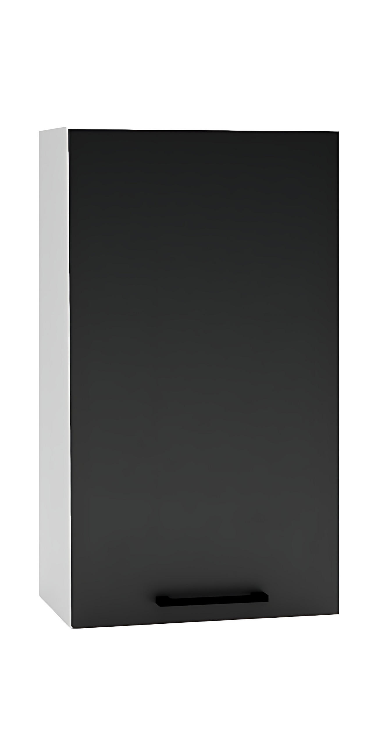 HÄNGESCHRANK W40 P/L - Dnoria - Zeitlose Küchenlösung - Schwarz, Holz/Metall (40/72/30cm) - ROYAL24_MARKT